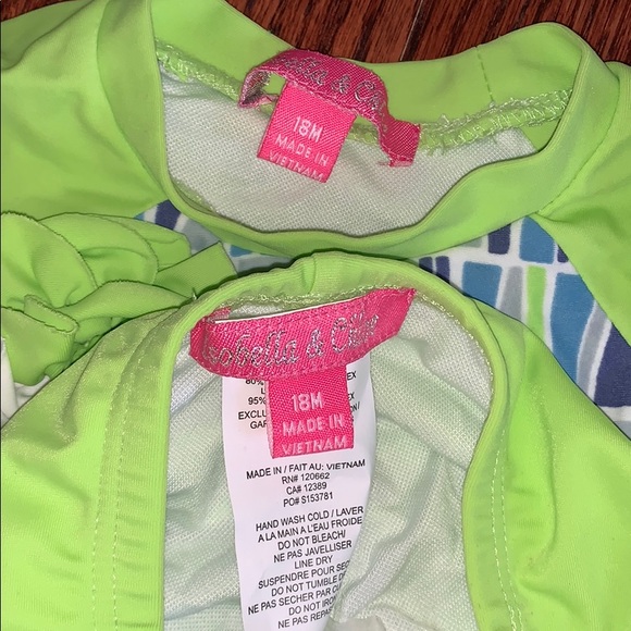 Isobella and chloe rashguard bathing suit - Picture 4 of 6
